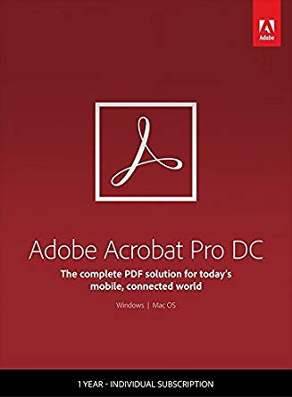 adobe acrobat pro 2020 for windows & mac